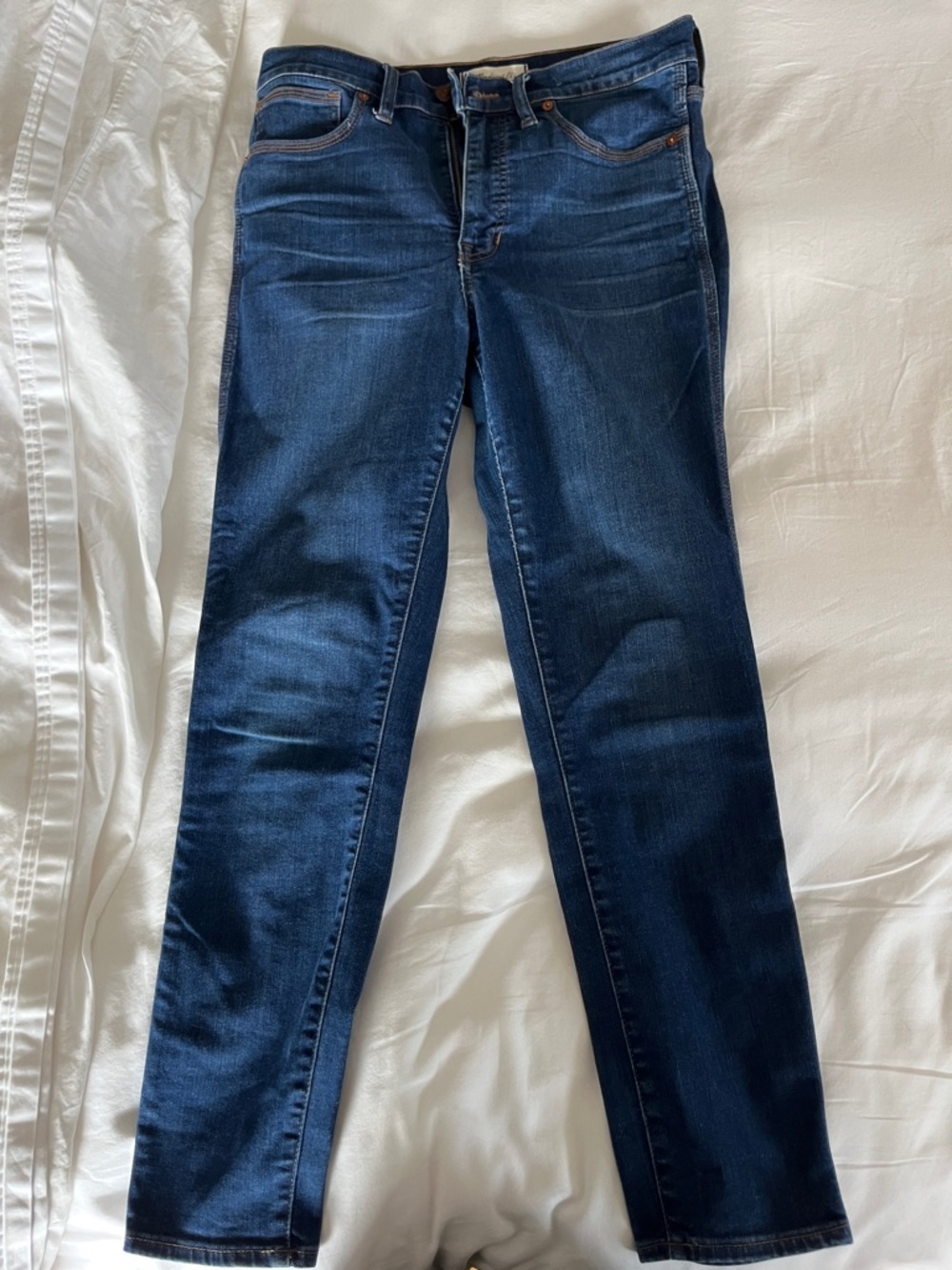 Madewell Dark Blue Skinny Jeans - Picture 2 of 3